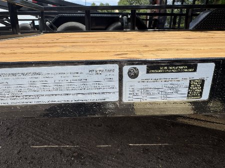 New 2025 Load Trail 7-16 Tandem Axle Ramp Gate Utility 7K GVWR