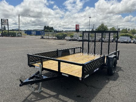 New 2025 Sure-Trac 7x12 Single Axle 3K Tube Top ATV Trailer