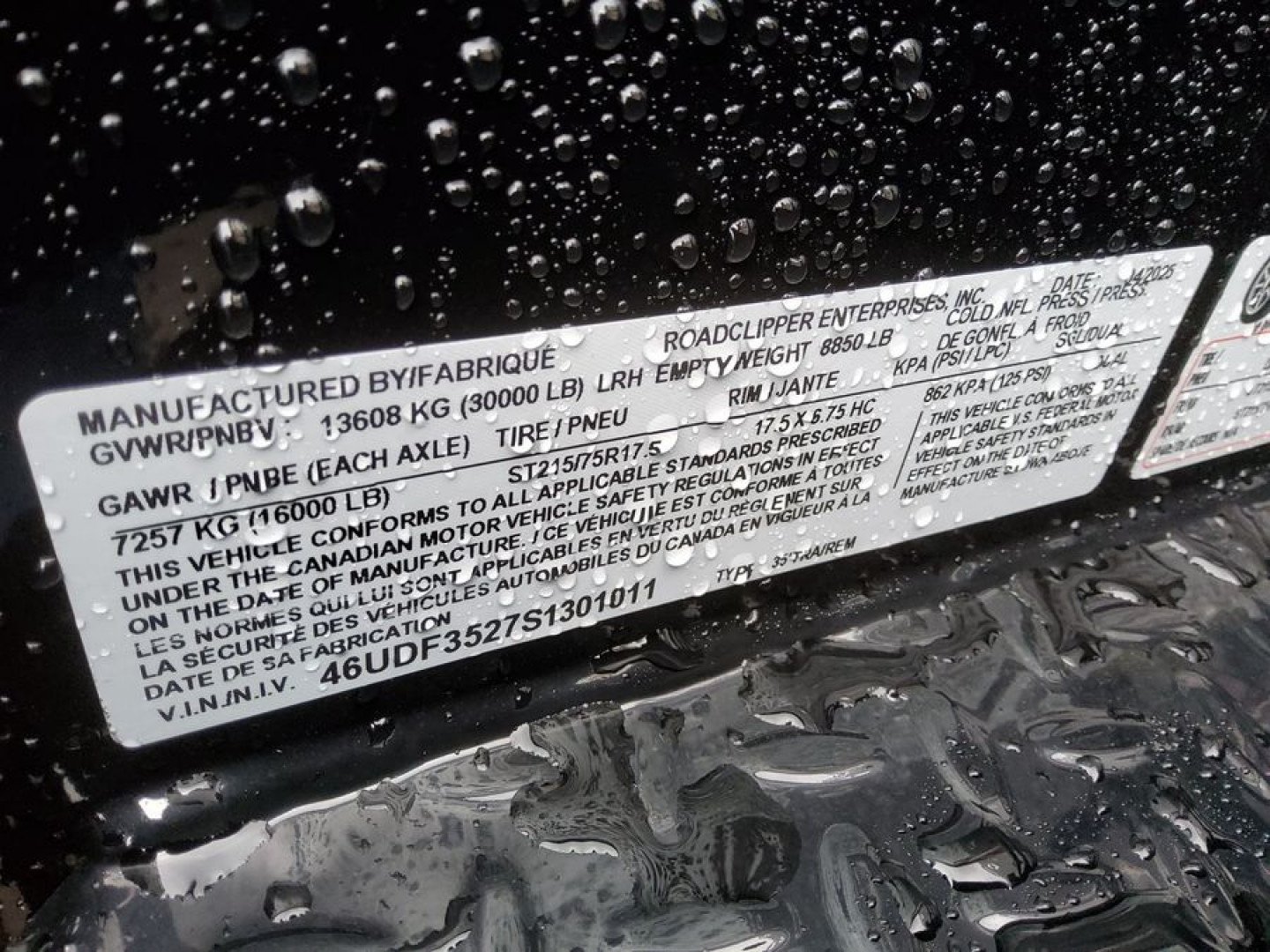 New (S1301011) 2025 Diamond C FMAX