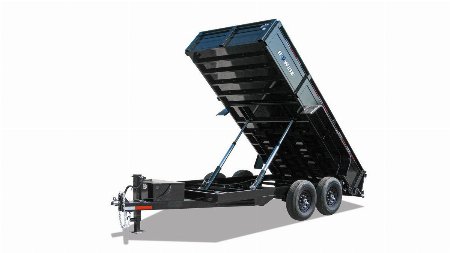 New BWISE DT14 7x14 14K High-Sided Dump Trailer