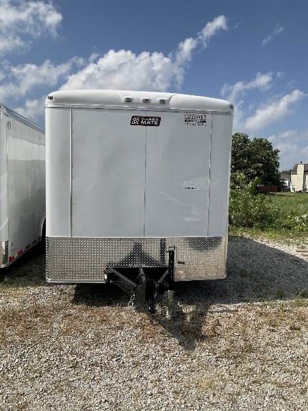 New 2026 CARGO MATE BL8520TA5 Cargo / Enclosed Trailer 102X20 TA DOUBLE DOOR (GVW:14000) WHITE