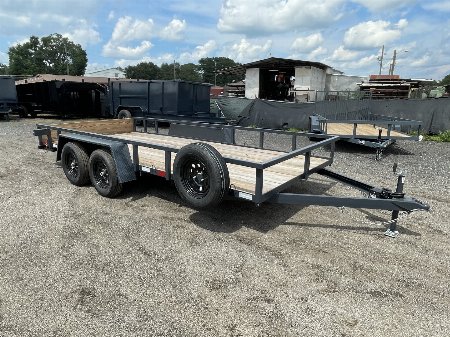 New 2025 AMP Trailers 82x16 TANDEM AXLE LANDSCPAE TRAILER Landscape Trailer