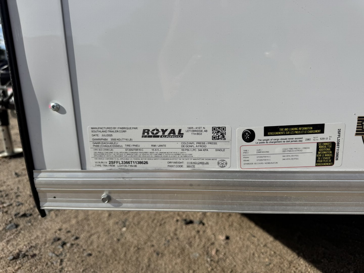 New 2026 Southland Trailers 7-14-1.5V Enclosed