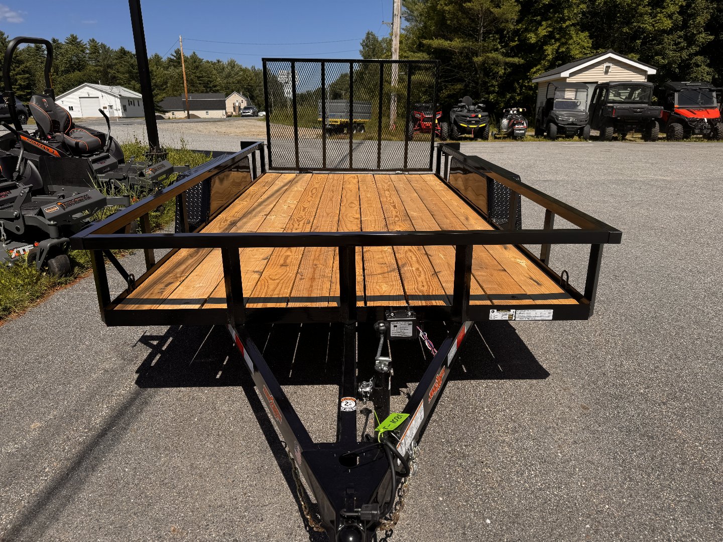 New 2025 Down 2 Earth Trailers 82x14 Tandem Axle 7K Utility Trailer