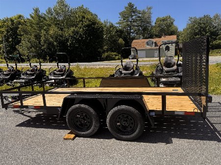 New 2025 Down 2 Earth Trailers 82x14 Tandem Axle 7K Utility Trailer