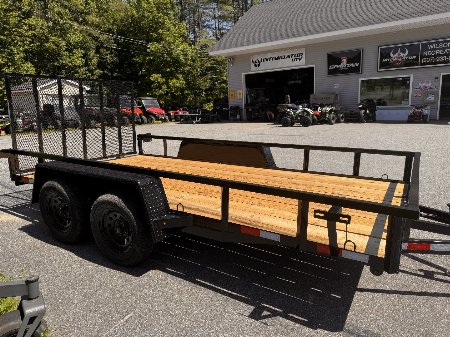 New 2025 Down 2 Earth Trailers 82x14 Tandem Axle 7K Utility Trailer