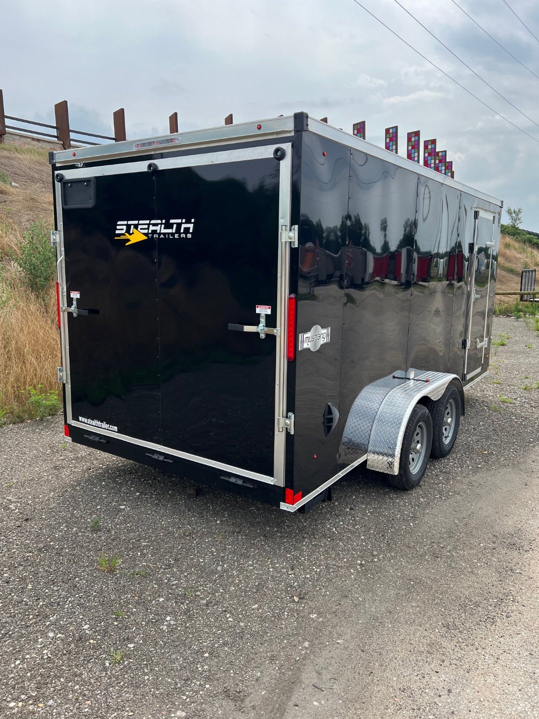 New 2025 STEALTH Mustang 7x16 Enclosed Cargo Trailer #104614