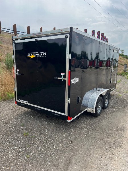 New 2025 STEALTH Mustang 7x16 Enclosed Cargo Trailer #104614