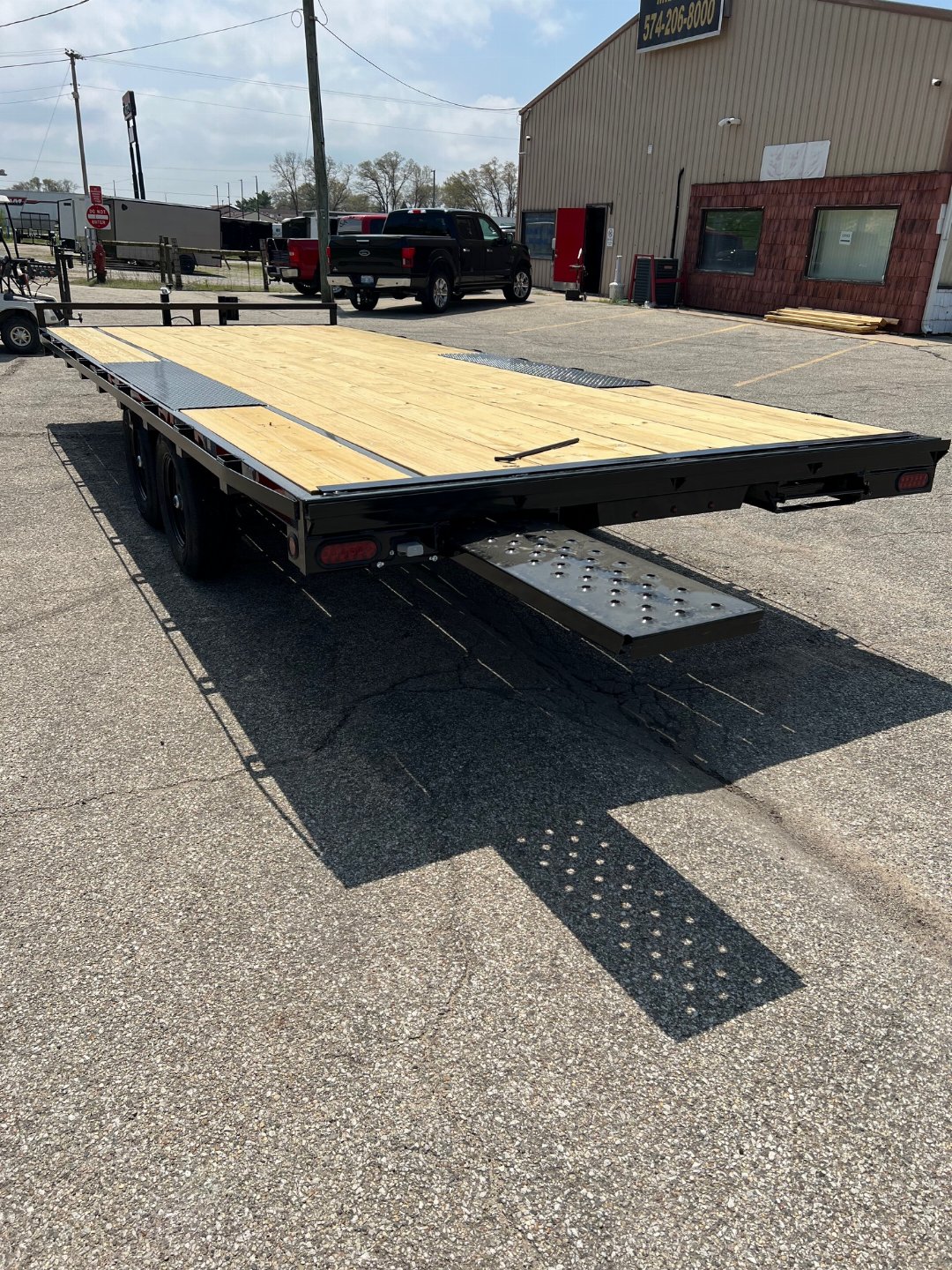 New 2026 QUALITY STEEL 101" x 20' 10K Flatbed Deckover Trailer #262534