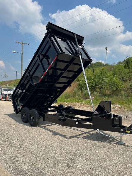New 2026 QUALITY STEEL CJ 83  x 16' Dump Trailer 4' High Side #260112