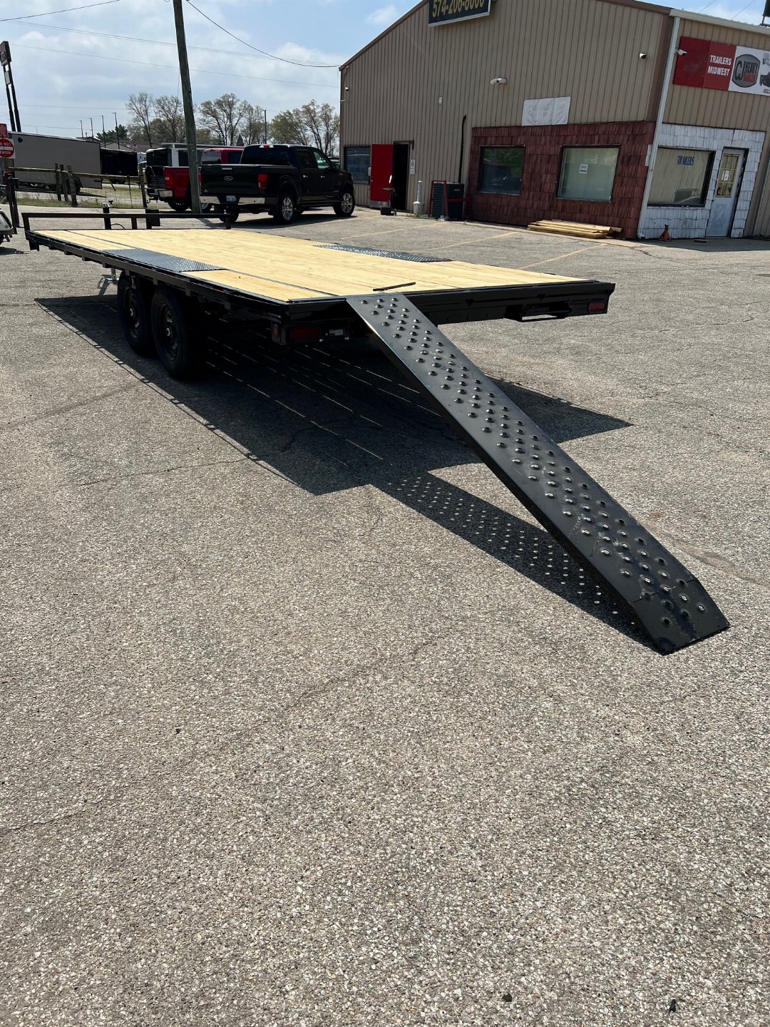 New 2026 QUALITY STEEL 101" x 20' 10K Flatbed Deckover Trailer #262731