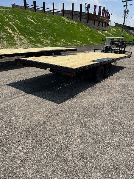 New 2026 QUALITY STEEL 101" x 20' 10K Flatbed Deckover Trailer #262731