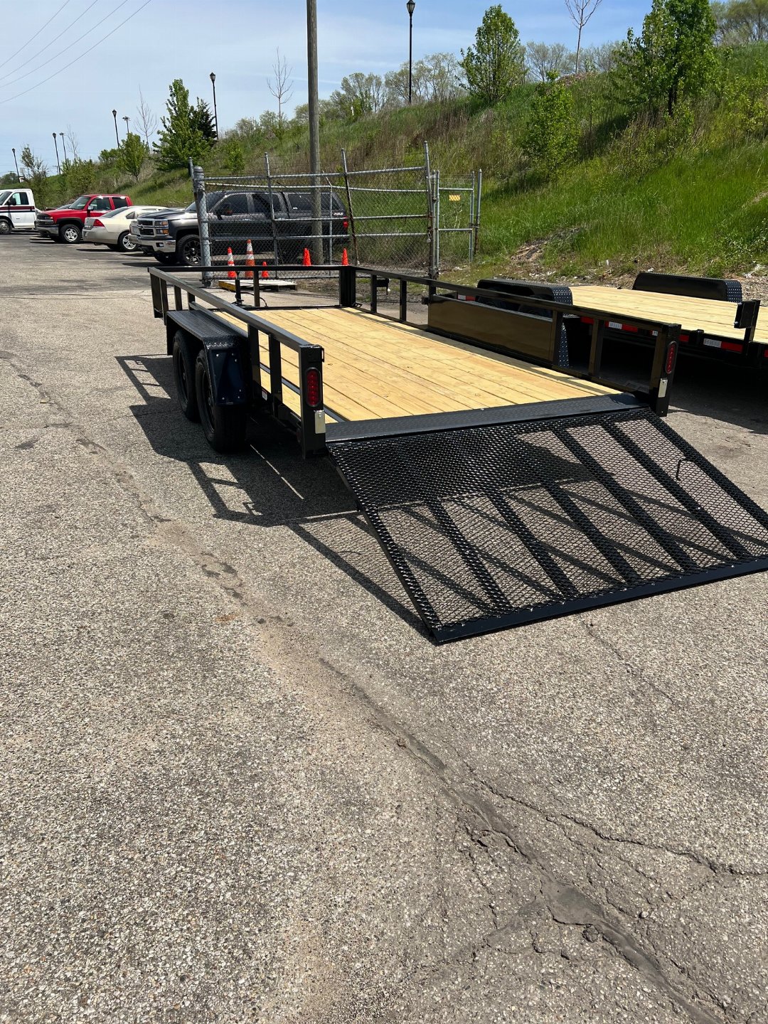 New 2026 QUALITY STEEL 82" x 16' Steel Utility/Landscape Trailer #261337