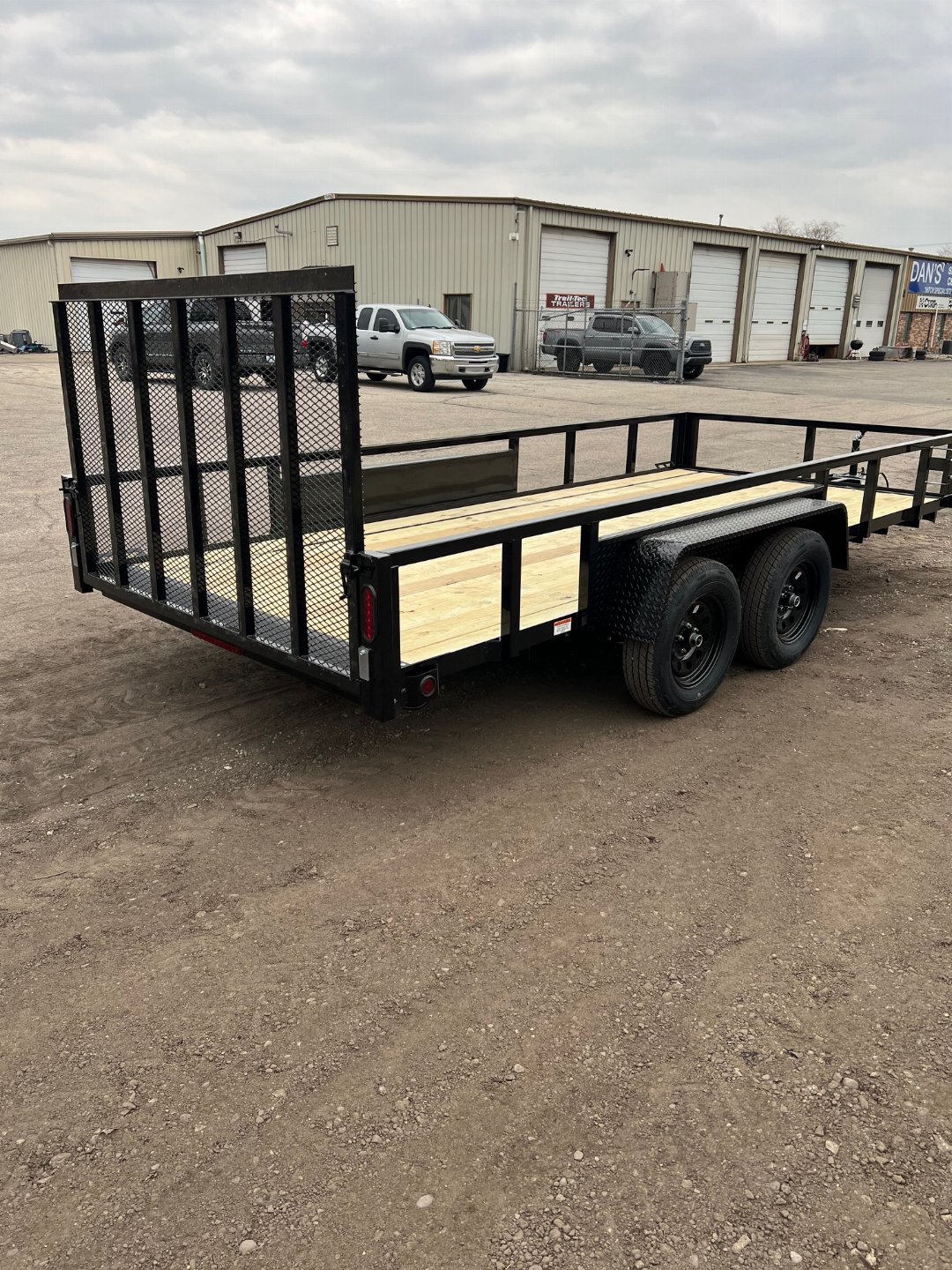 New 2026 QUALITY STEEL 82" x 16' Steel Utility/Landscape Trailer #261338