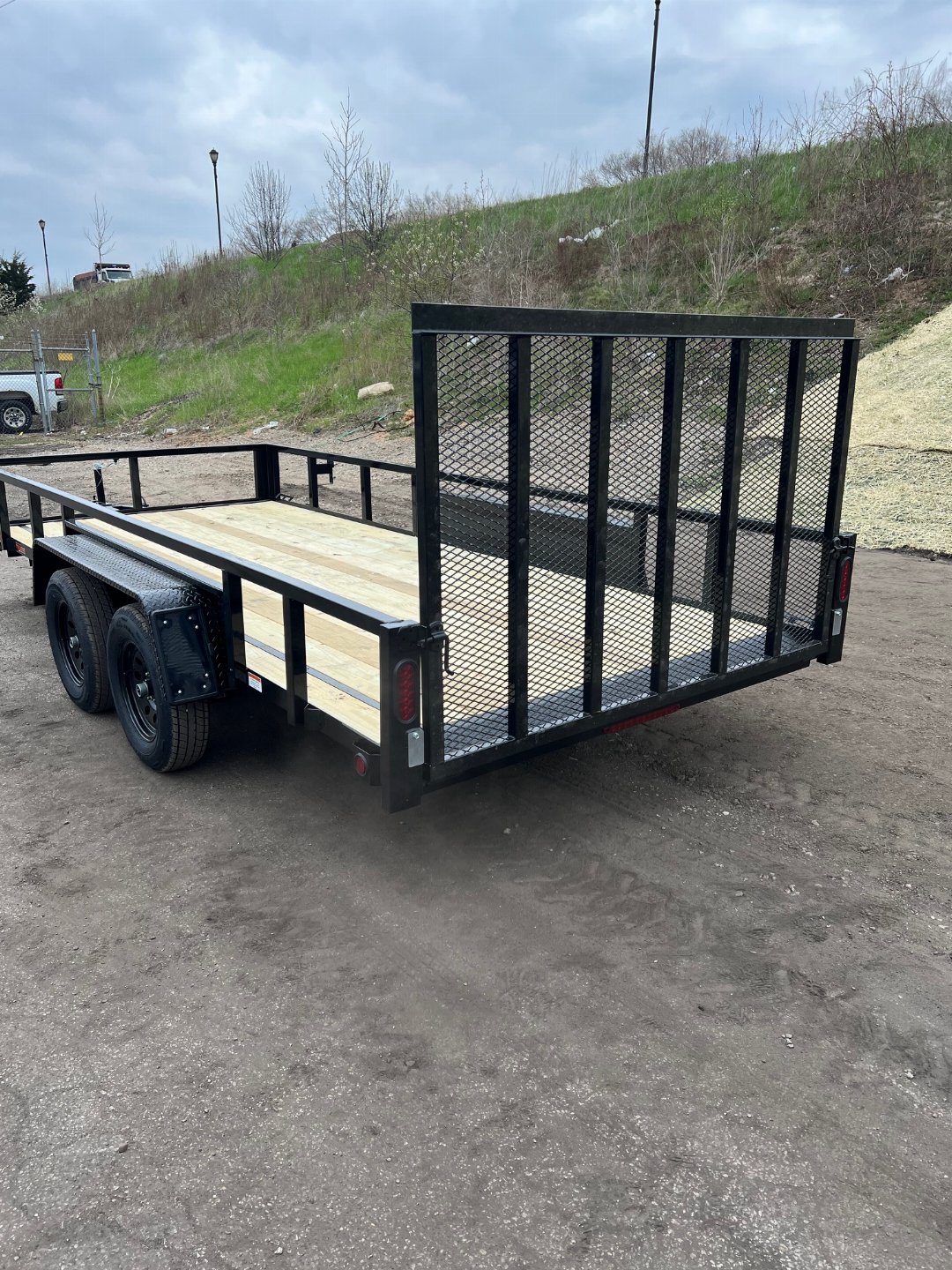 New 2026 QUALITY STEEL 82" x 16' Steel Utility/Landscape Trailer #261338