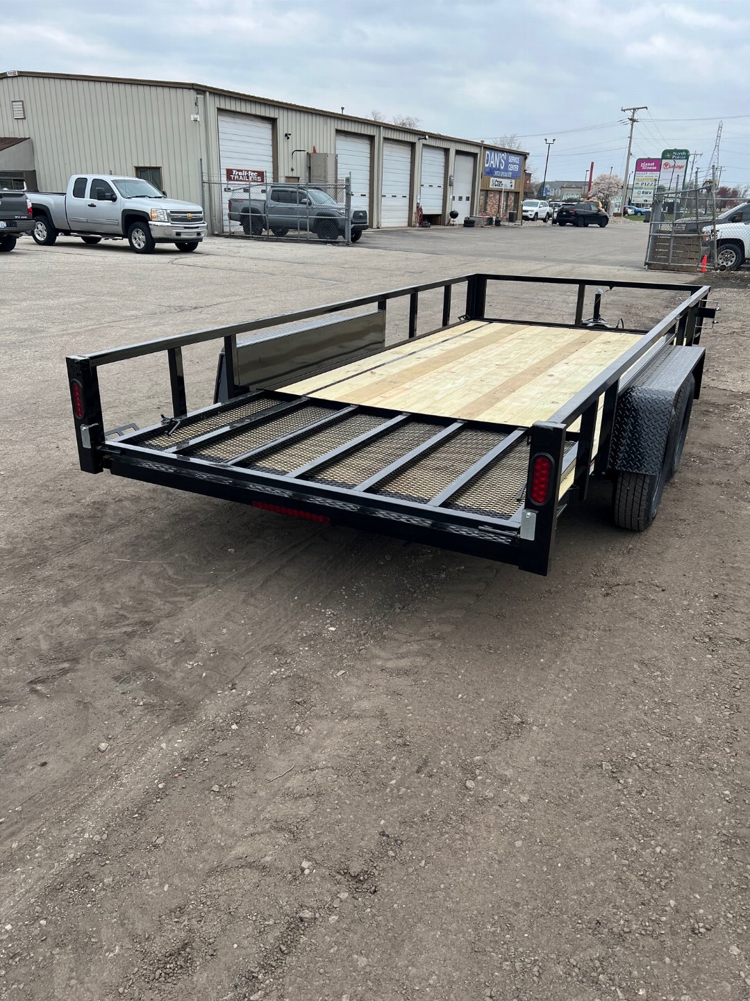 New 2026 QUALITY STEEL 82" x 16' Steel Utility/Landscape Trailer #261338