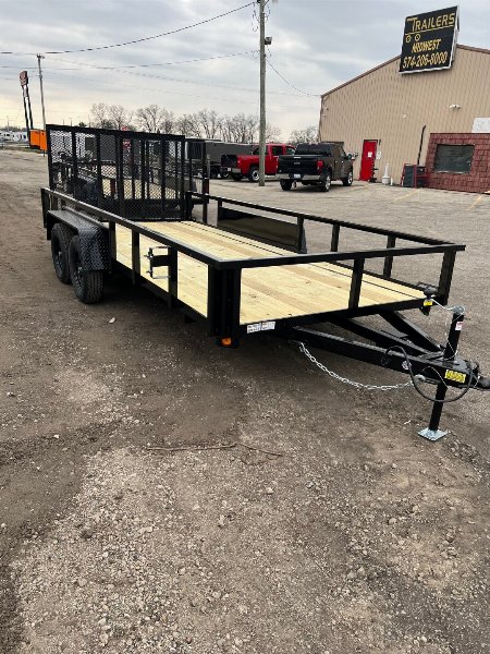 New 2026 QUALITY STEEL 82" x 16' Steel Utility/Landscape Trailer #261338