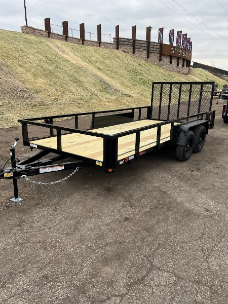 New 2026 QUALITY STEEL 82  x 16' Steel Utility/Landscape Trailer #261338