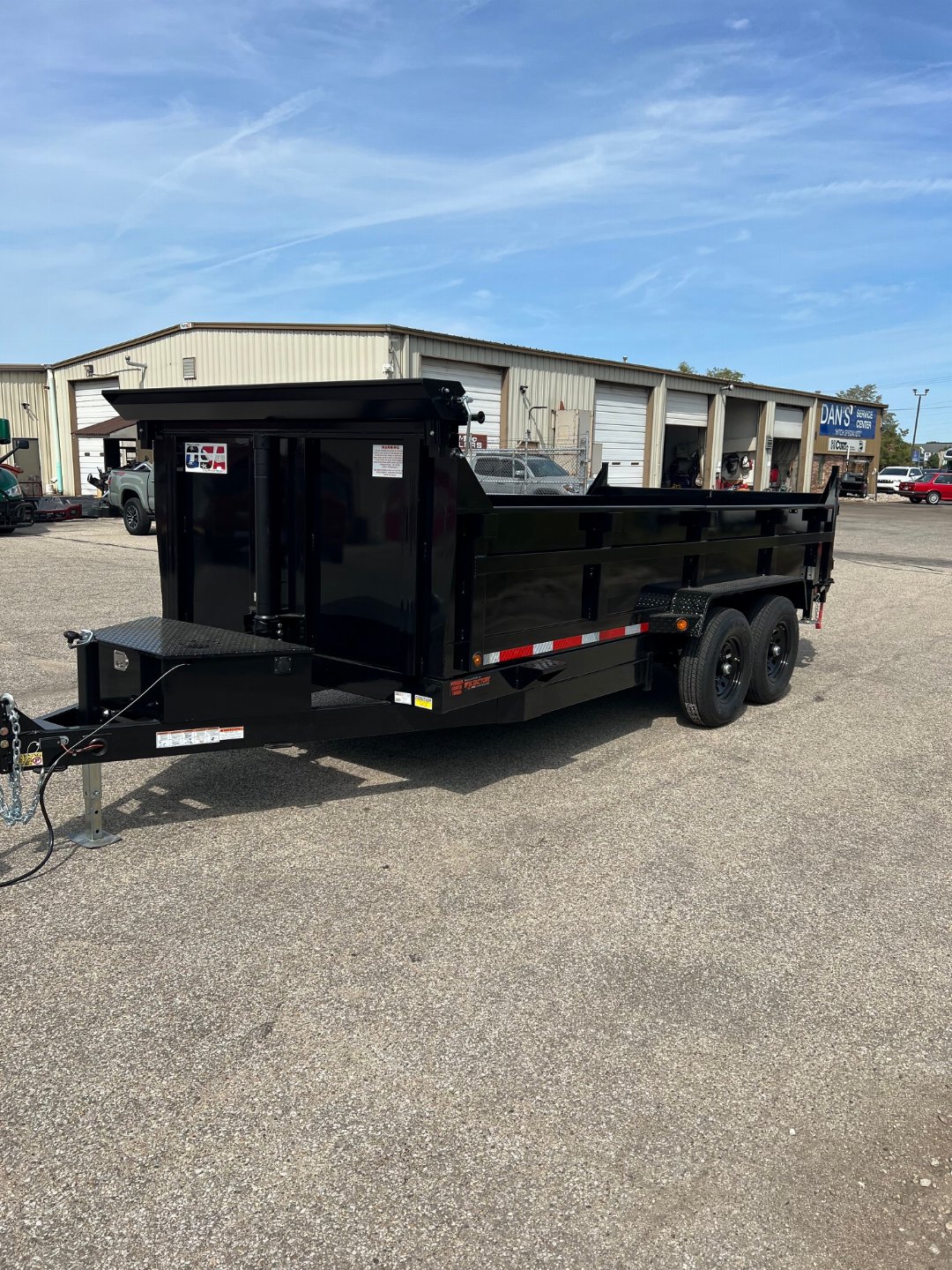 New 2026 QUALITY STEEL CJ 83" x 16' Dump Trailer #260193