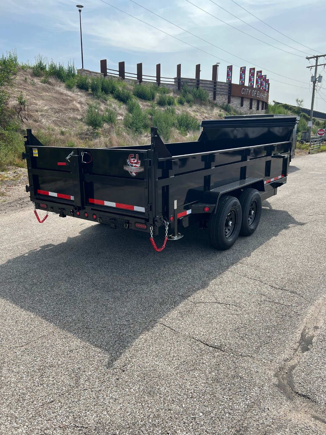 New 2026 QUALITY STEEL CJ 83" x 16' Dump Trailer #260193