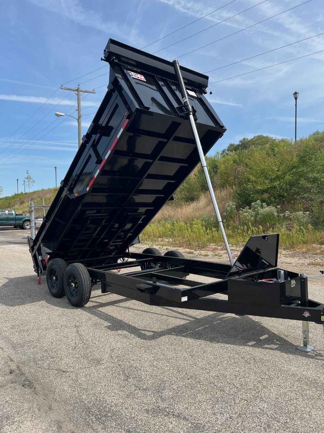 New 2026 QUALITY STEEL CJ 83" x 16' Dump Trailer #260193