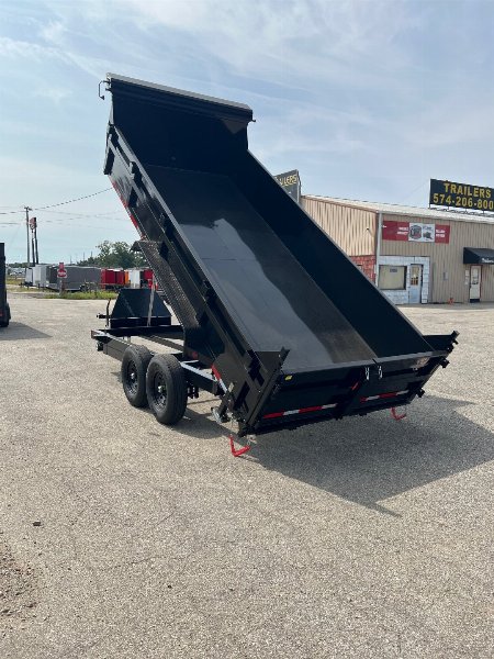 New 2026 QUALITY STEEL CJ 83" x 16' Dump Trailer #260193