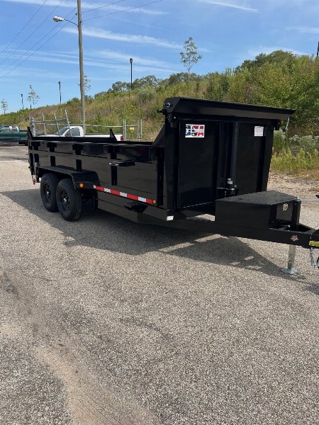 New 2026 QUALITY STEEL CJ 83" x 16' Dump Trailer #260193