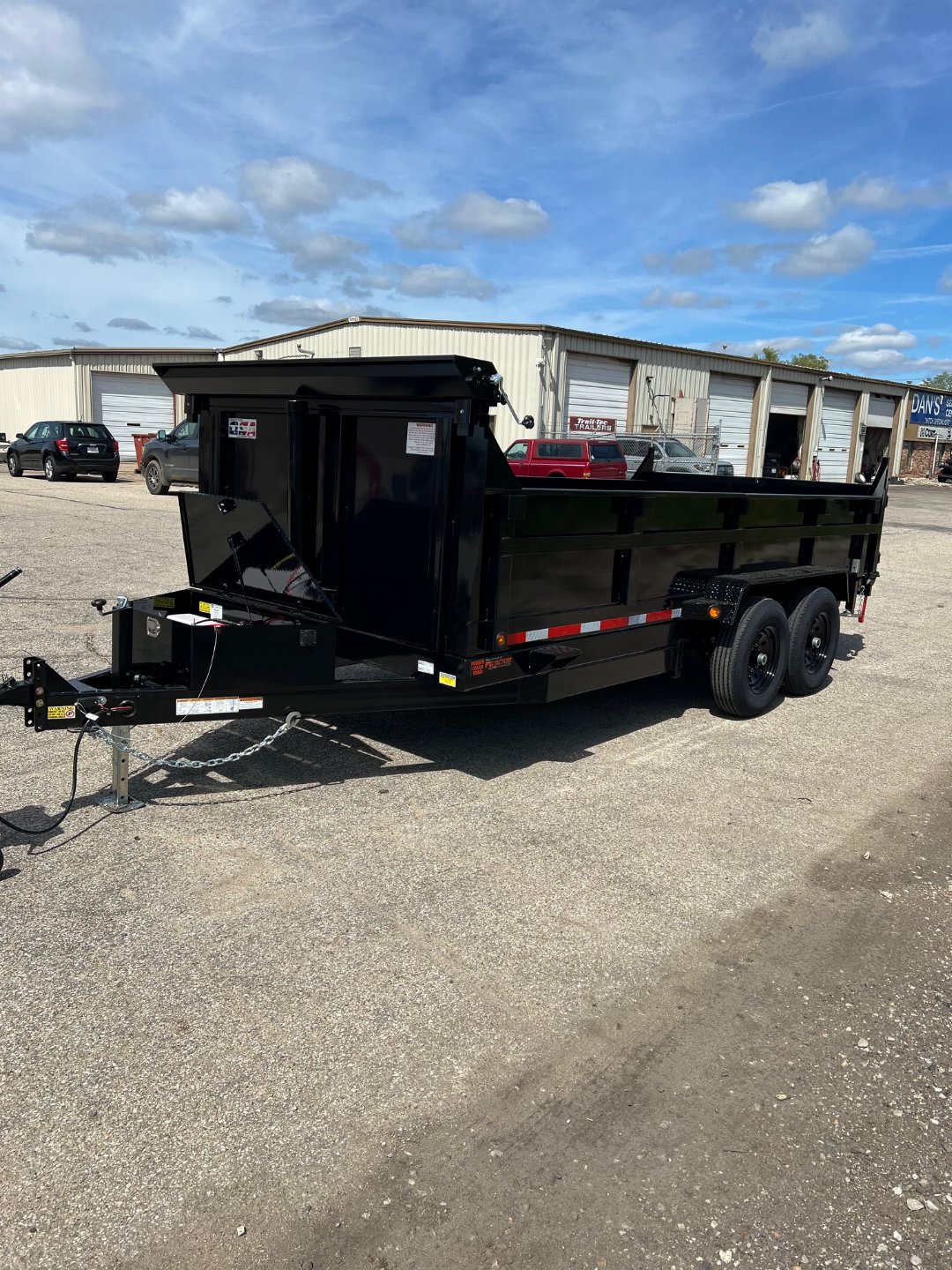 New 2026 QUALITY STEEL CJ 83" x 16' Dump Trailer #260192