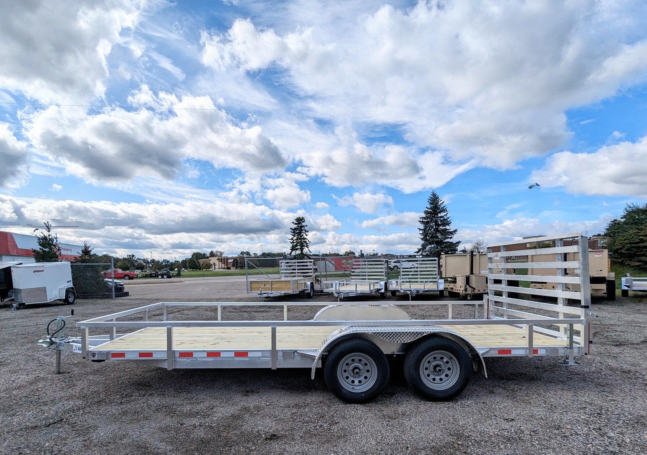 New 2024 SILVER OX ALUMINUM TRAILERS 7x18 Tandem HD Aluminum Utility