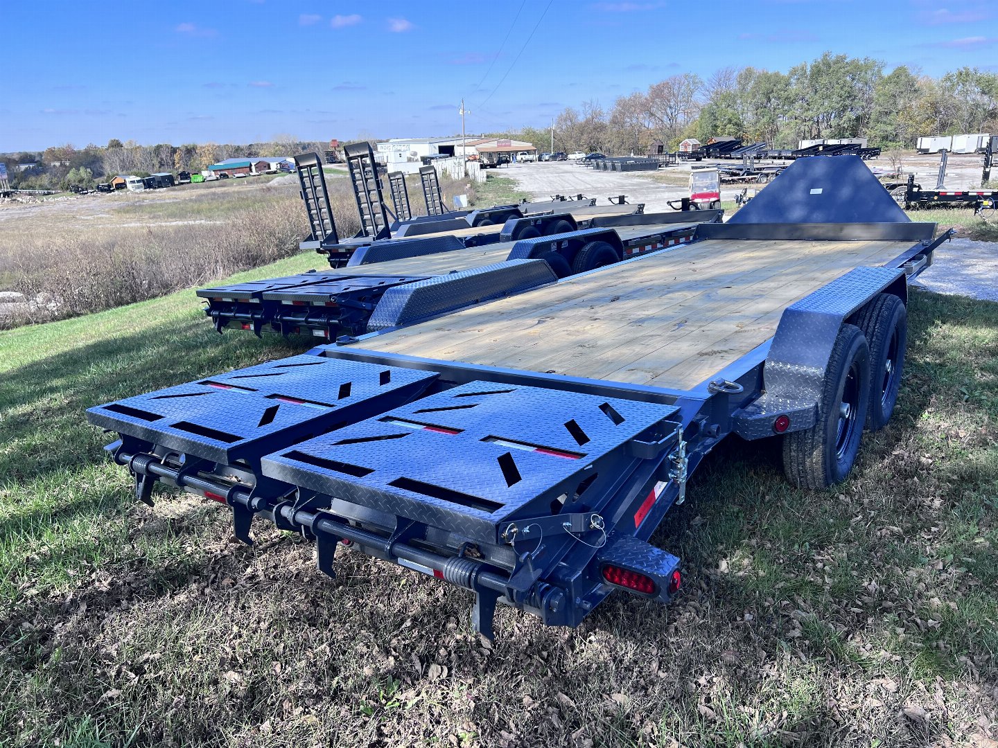 New 2023 IRON BULL Equipment Hauler Equipment Trailer Holt Missouri