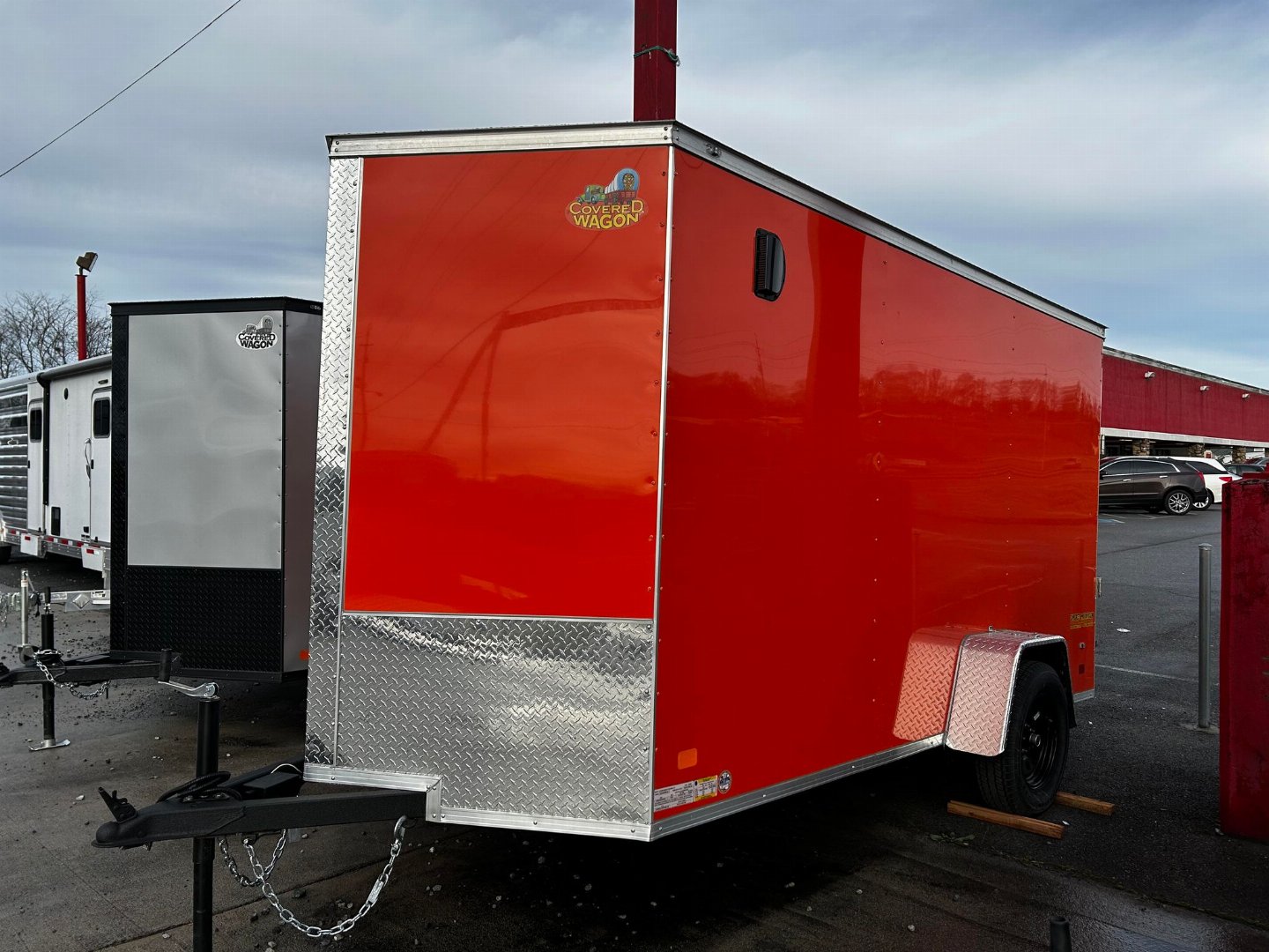 New 2023 Covered Wagon Trailers 6x12 Single Axle Cargo / Enclosed