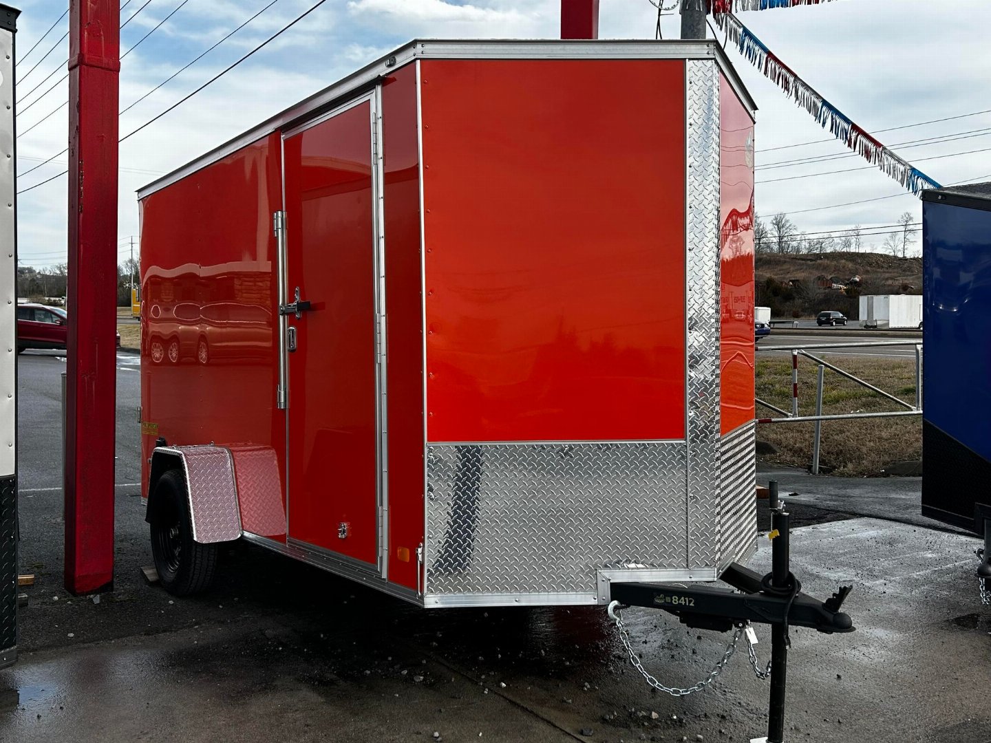 New 2023 Covered Wagon Trailers 6x12 Single Axle Cargo / Enclosed