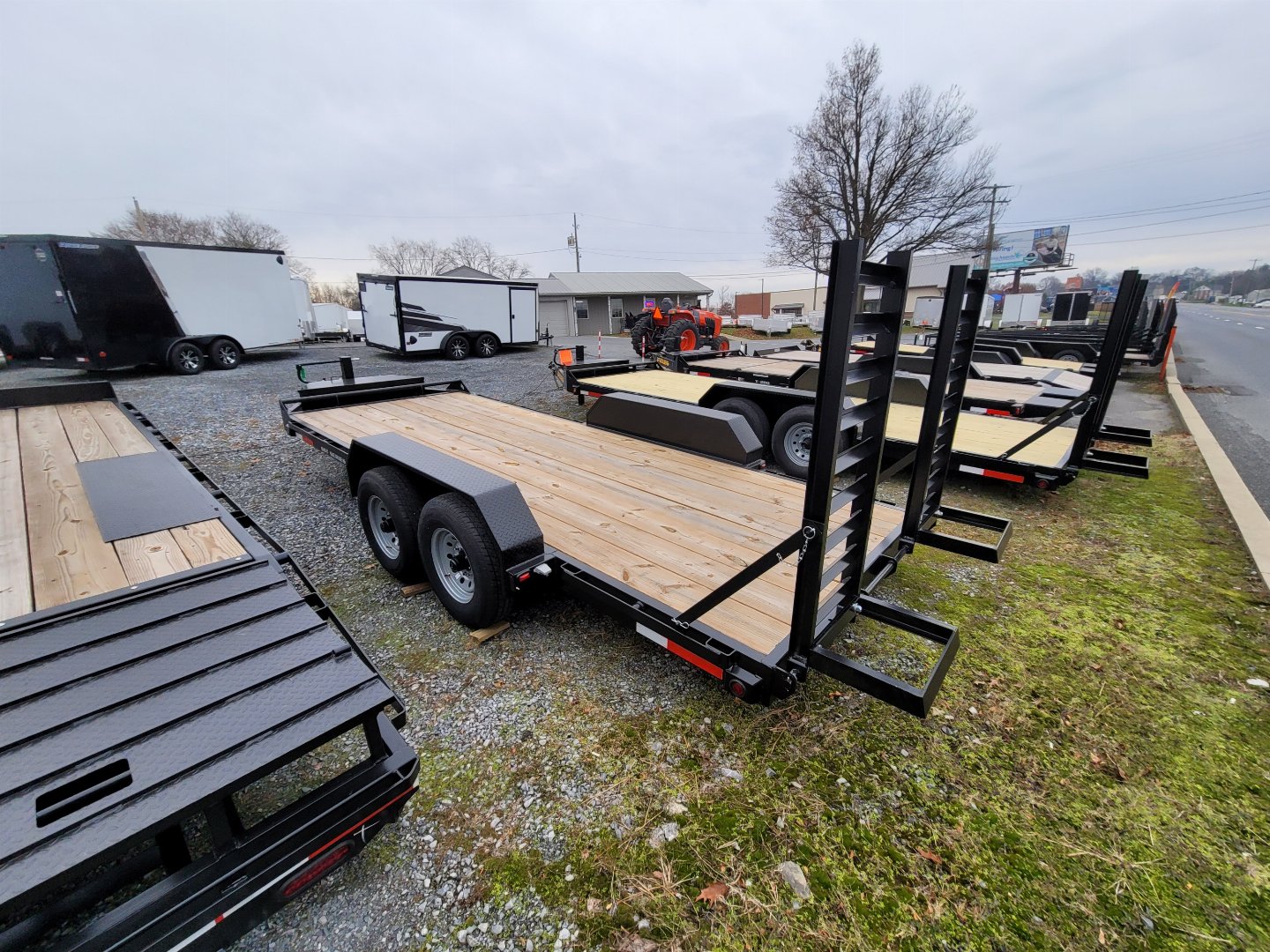 New 2023 PEQUEA TRAILERS SST 18' Equipment Trailer Ephrata Pennsylvania