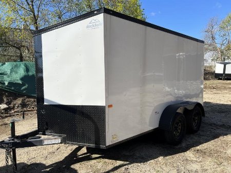 New 2023 Rock Solid Cargo 7x12 Enclosed Landscape Cargo Trailer