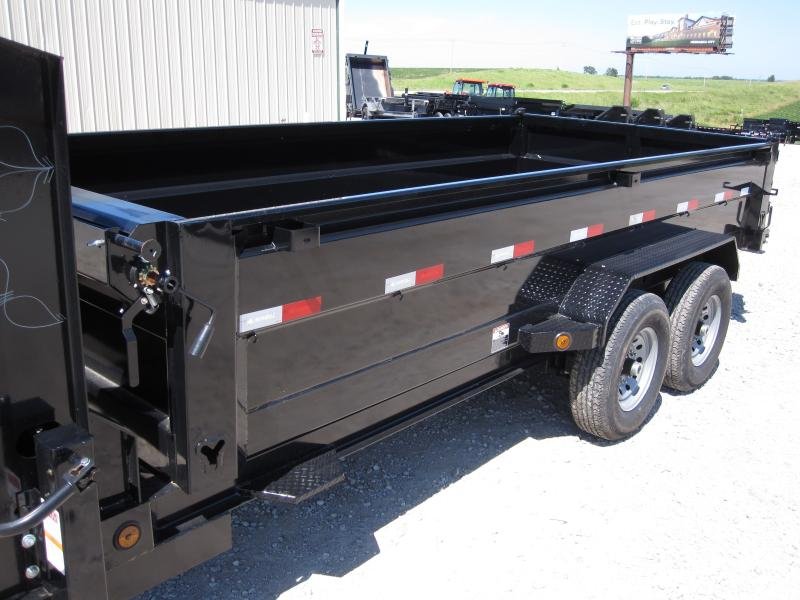 New 2024 IRON BULL 83x16 DTG Gooseneck Dump Trailer Palmyra Nebraska