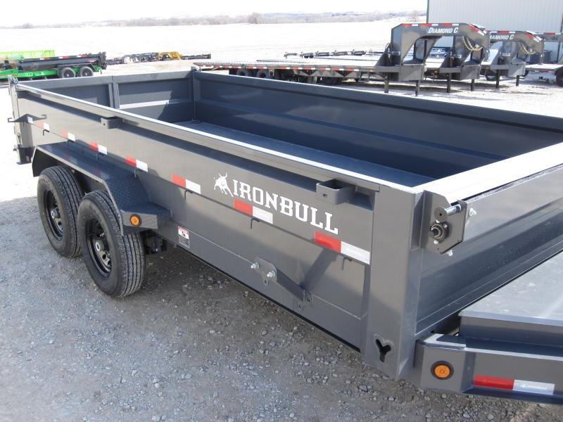 New 2024 IRON BULL DWB 83x16 HD Dump Trailer Palmyra Nebraska