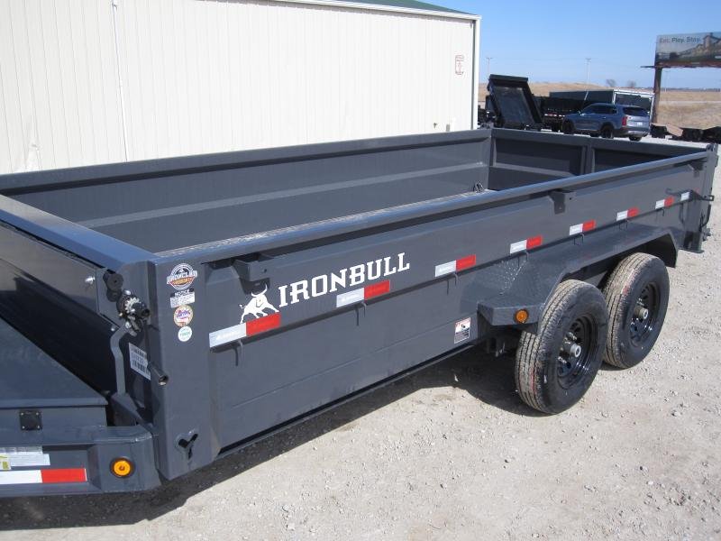 New 2024 IRON BULL DWB 83x16 HD Dump Trailer Palmyra Nebraska