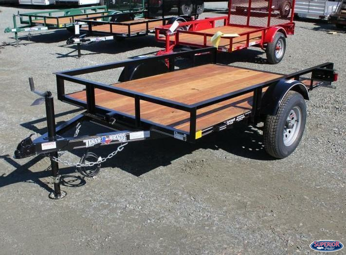 New 2024 TEXAS BRAGG TRAILERS 5X8LB Tilt Utility Trailer Burlington