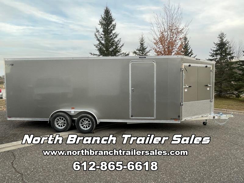 New 2024 Lightning Trailers LTFES720TA2 Snowmobile Trailer North