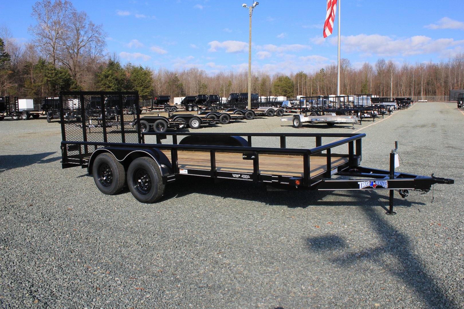 Double Axle Utility Trailer Superior Trailers NC and VA Flatbed and