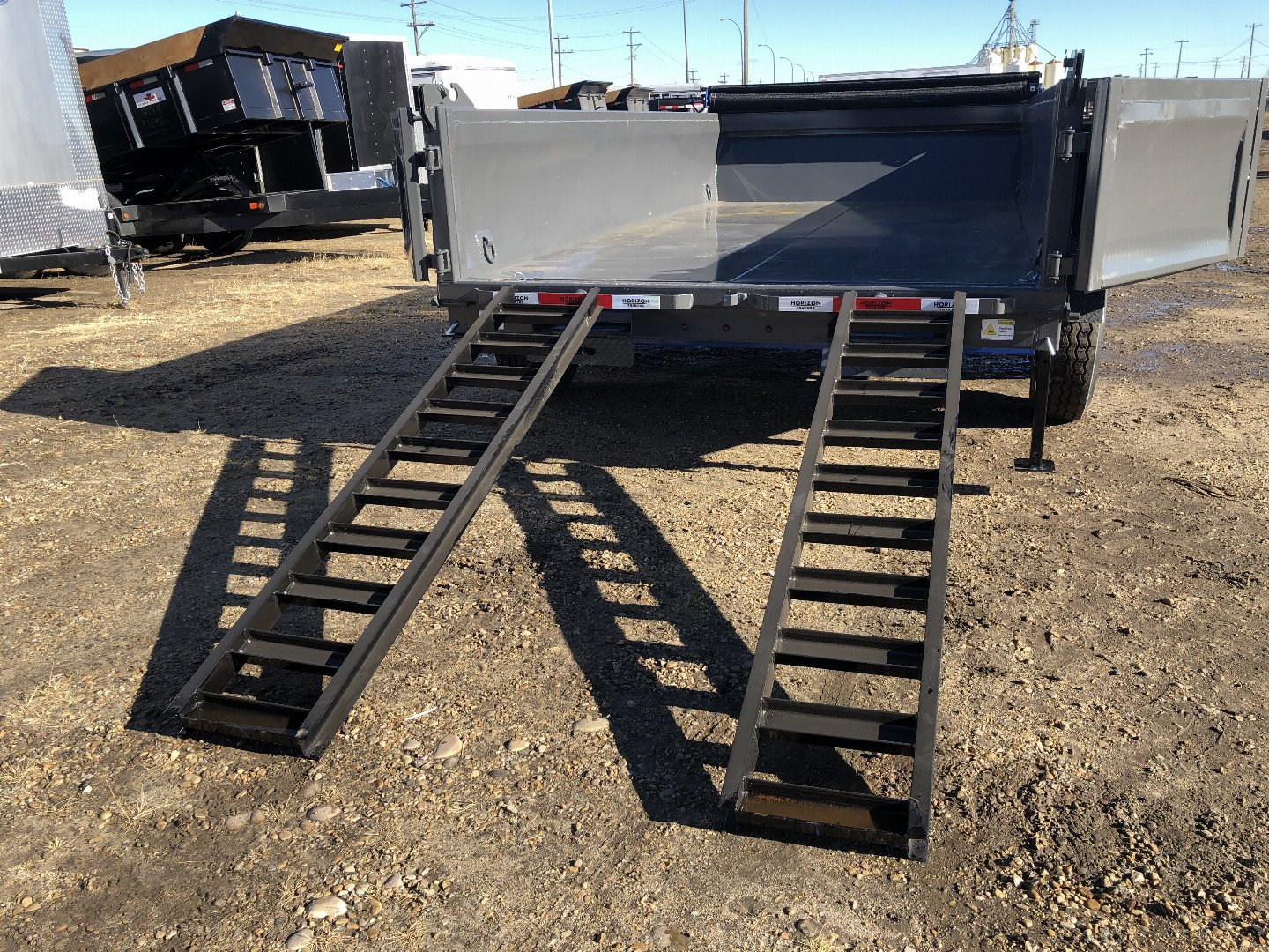 New 2024 HORIZON TRAILERS HZ7 14FT Dump Trailer Grande Prairie Alberta
