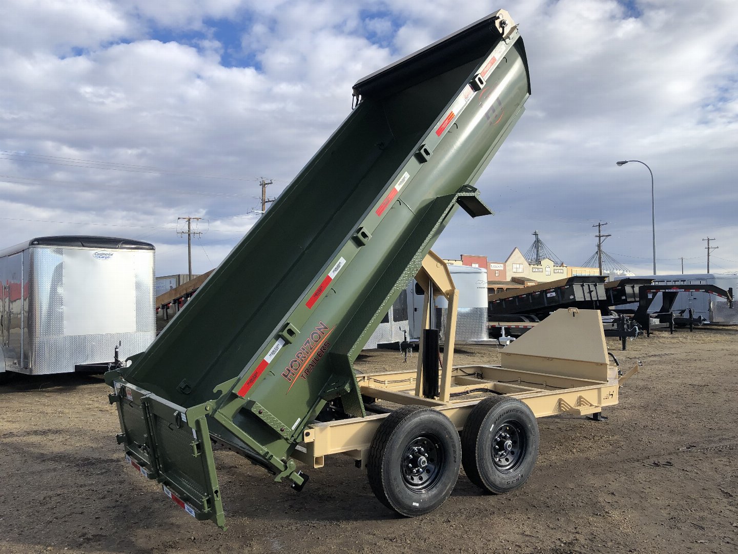New 2024 HORIZON TRAILERS HZ7 14FT Dump Trailer Grande Prairie Alberta