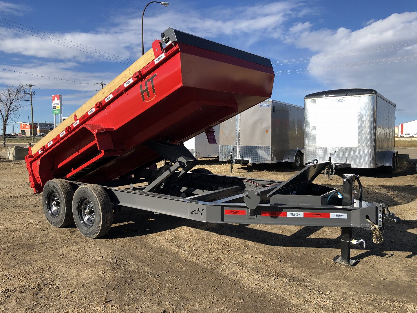 New 2024 Horizon Trailers LZ7 14FT Dump Trailer Grande Prairie Alberta