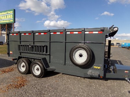 New 2024 COVERED WAGON TRAILERS D-7X16X4X16-T Dump Trailer