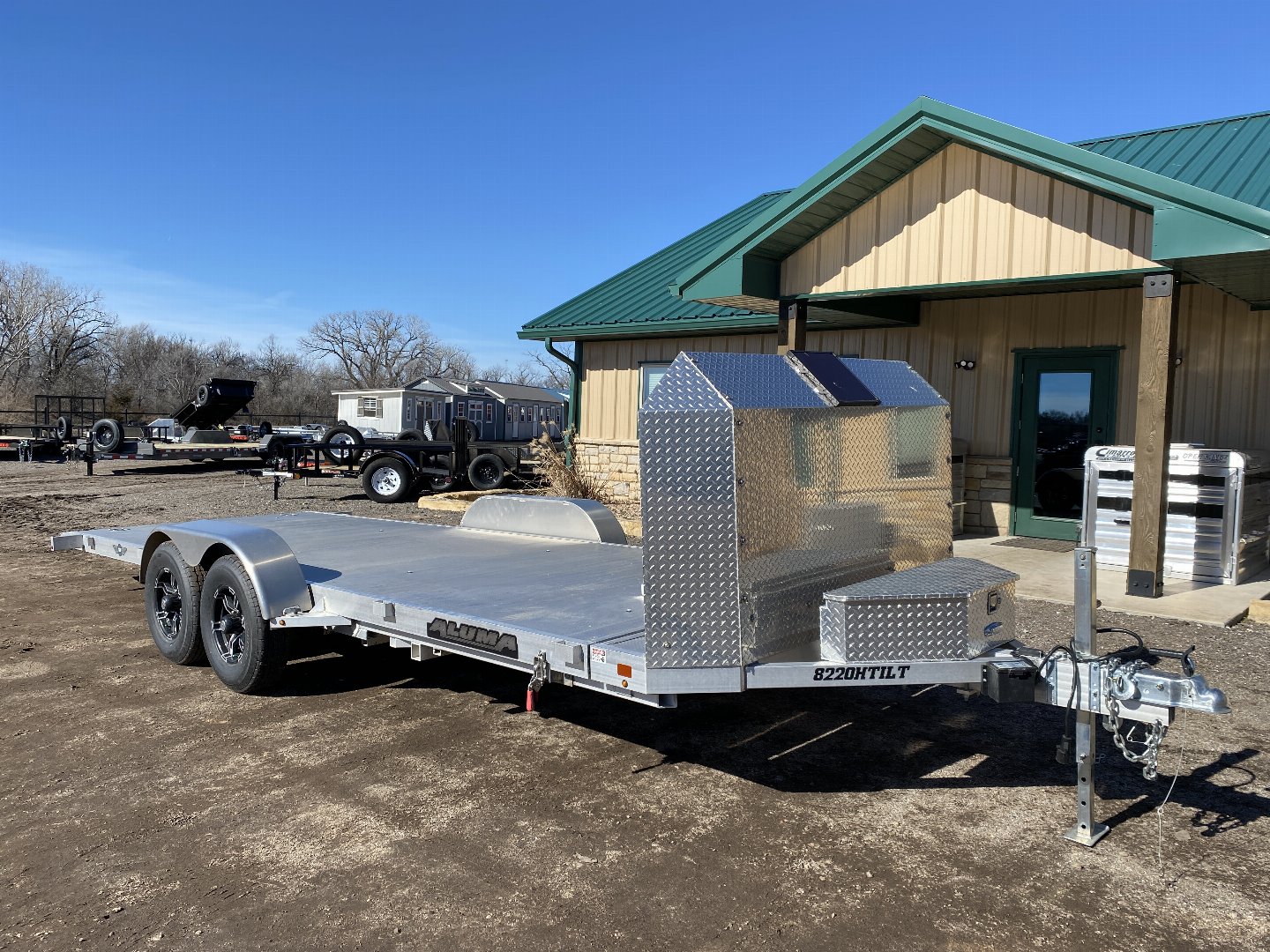 Used 2024 ALUMA 8220 Tilt Car / Racing Trailer Hutchinson Kansas