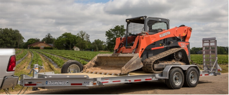 New 2024 DIAMOND C TRAILERS LPX210 24' Equipment Trailer