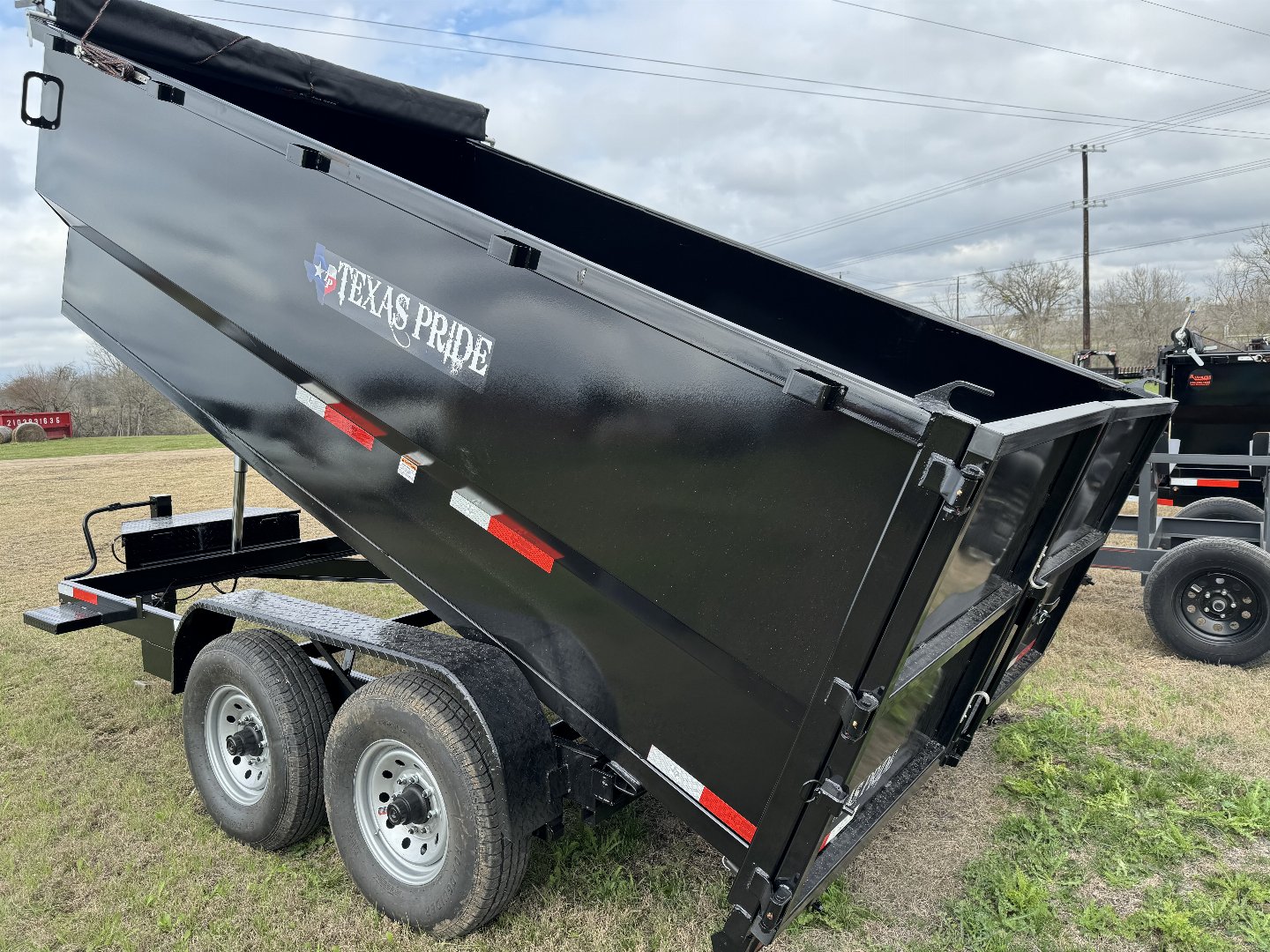New 2024 TEXAS PRIDE TRAILERS BP7X14X4 Dump Trailer Marion Texas
