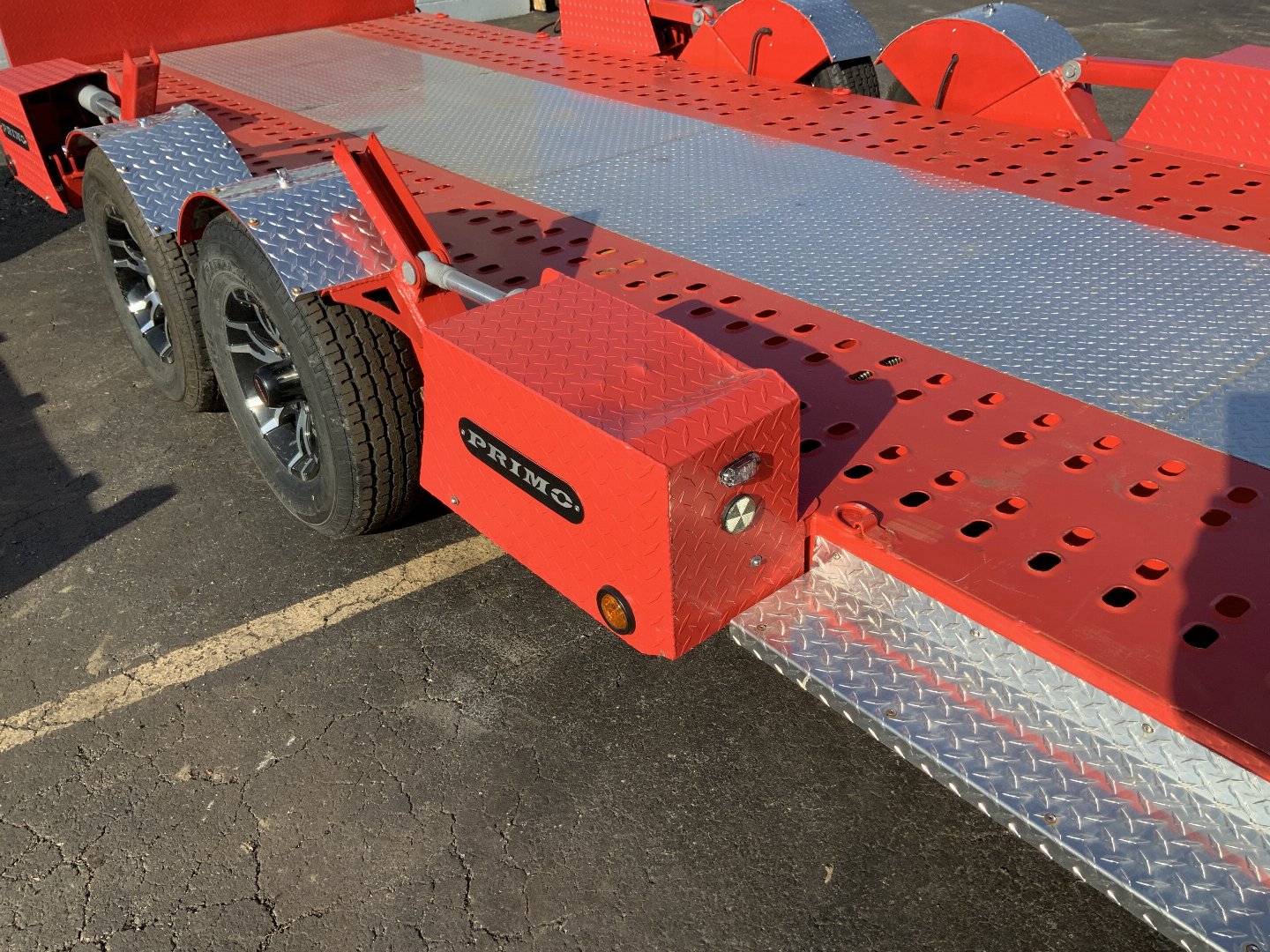 New 2023 PRIMO 82" X 20' WITH 4K TORSION AXLES DROP DECK CAR HAULER